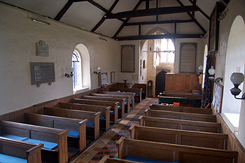 The nave seen from the pulpit March 2012